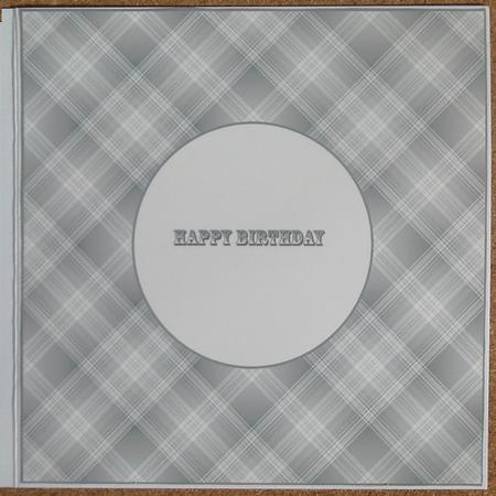 Christmas Plaid Insert 8x8 3 by Linda Short