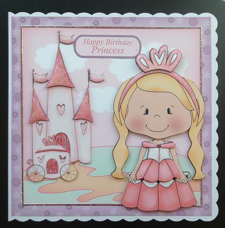 Little Princess Mini Card Kit - One by Linda Short