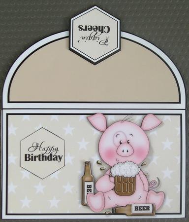 Piggin' Cheers Money Wallet by Linda Short
