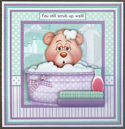 Soaking Causes Wrinkles 8x8 Mini Kit & Decoupage by Linda Short