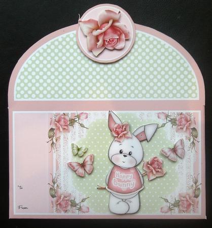 Happy Bunny Money Wallet by Linda Short