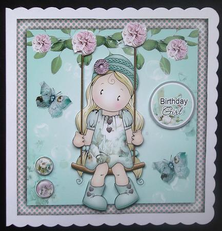 Chloe on Swing Mini Kit by Linda Short