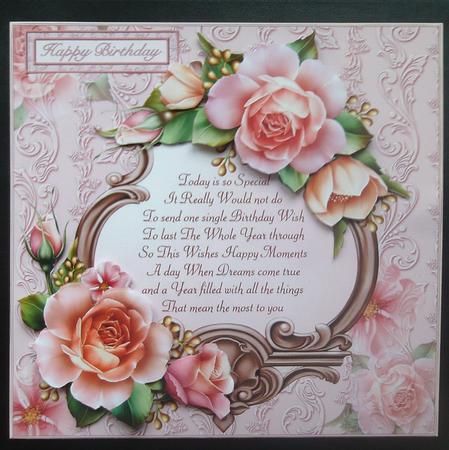 8x8 Spring Roses Mini Kit by Linda Short