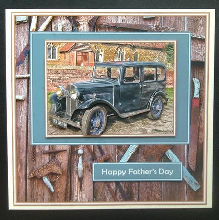 The Old Toolshed - Vintage Triumph by Linda Short