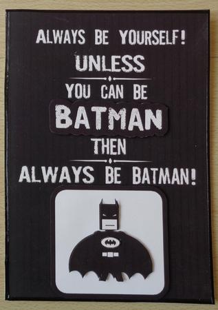 Always Be Batman Card by Linda Short