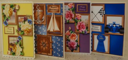 Frame Trio Bumper Kit - Flowers & Male by Linda Short