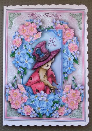 Lady of Style.2 Female Card by Linda Short