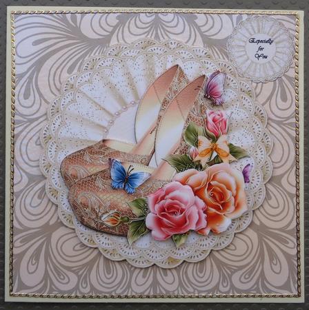 Lace Shoes and Roses Mini-kit by Linda Short