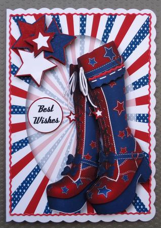 Beautiful Boots - Stunning Stars by Linda Short