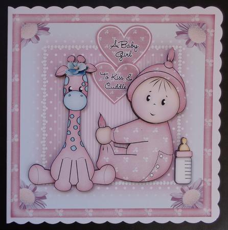 Giraffe Baby Girl Mini Kit by Linda Short