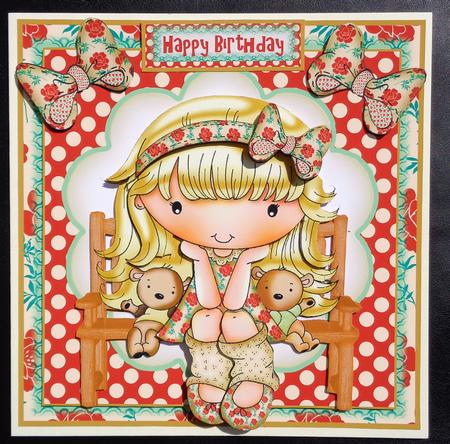 Penny's Little Bears Card Front Kit by Linda Short