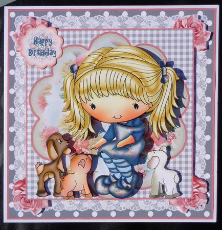 Penny's Petting Pals Card Front Kit by Linda Short