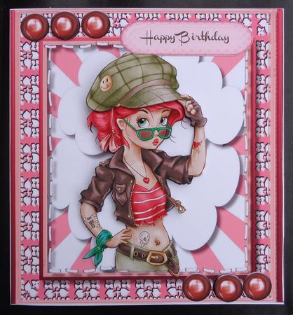 8x8 Mini Kit Rebel Without a Care by Linda Short
