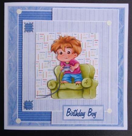 Son Grandson Blue Games by Linda Short