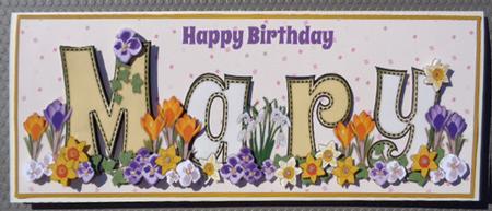 Flowers Mary Large Dl by Linda Short