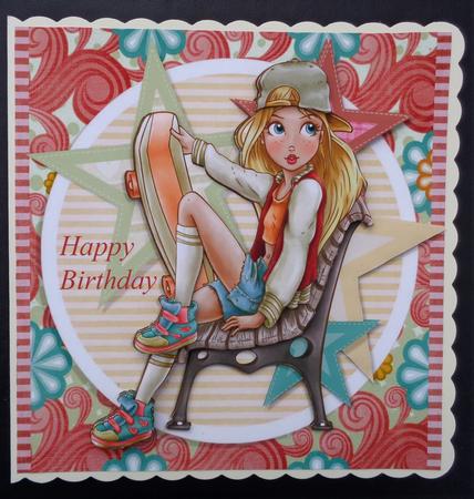 Skater Girl Mini Kit by Linda Short