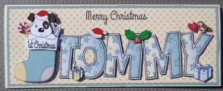 Patch 1st Xmas Tommy Large Dl by Linda Short