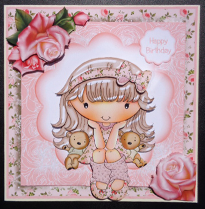 Pennies Little Bears Card Front Kit by Linda Short