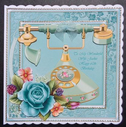 Phone Me Card Front by Linda Short