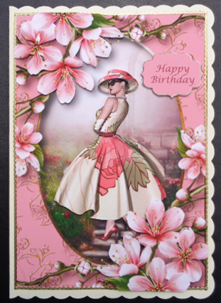 Ladies Day with Cherry Blossom by Linda Short