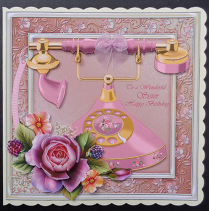 Phone Me (3) Card Front by Linda Short