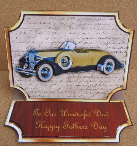 Vintage Car Easel Kit by Linda Short