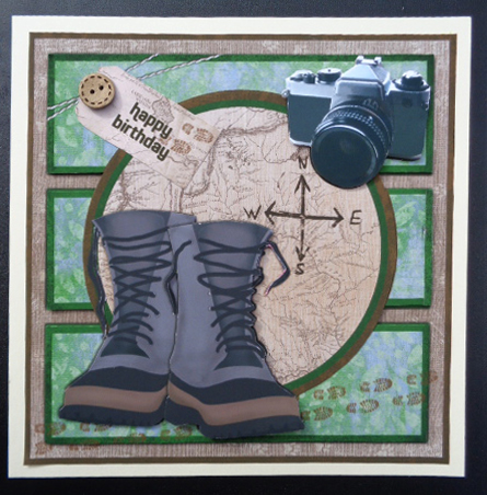3 Panel Walking / Hiking Card Kit by Linda Short