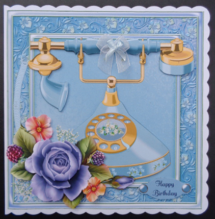 Phone Me (2) Card Front by Linda Short