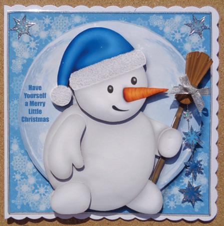 Christmas Snowman Mini Kit by Linda Short