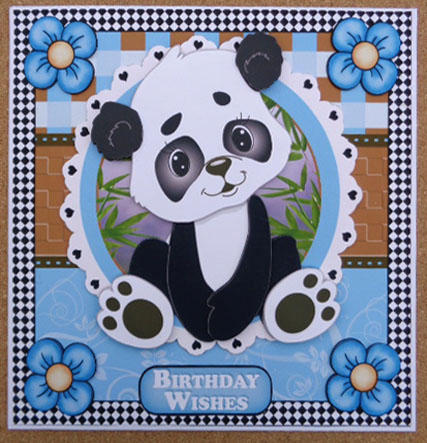 Panda Birthday Mini Kit, Cute Little Panda. by Linda Short