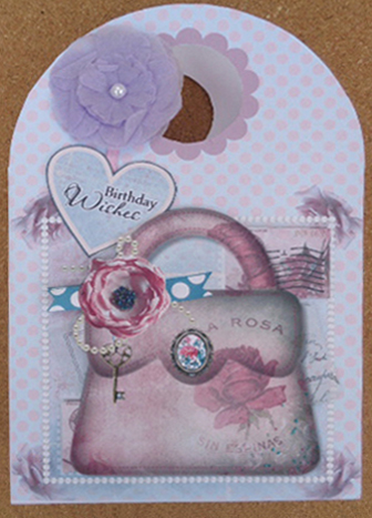 Italian Rose Handbag Large Gift Bag by Linda Short