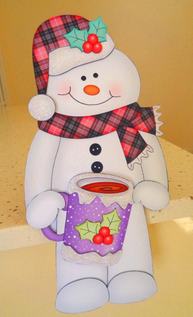 3D on the Shelf Card Kit - Mack the Snowman by Linda Short