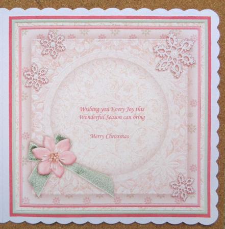 Christmas Insert for Pink Baubles Collection by Linda Short