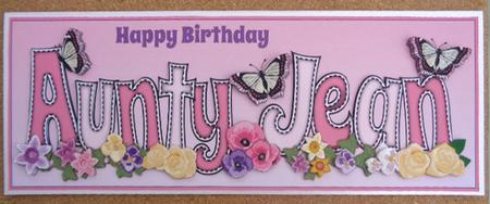 Flower Blossom Aunty Jean Large Dl by Linda Short