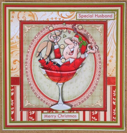 In the Christmas Spirit 8x8 Decoupage Mini Kit by Linda Short