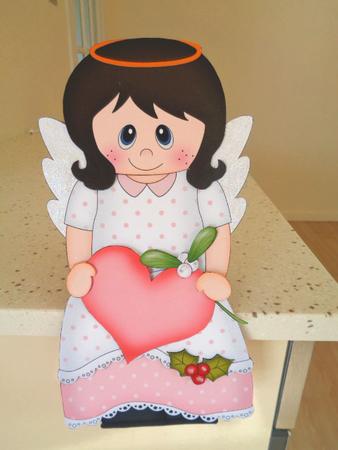 3D on the Shelf Card Kit - Little Christmas Nativity Angel by Linda Short