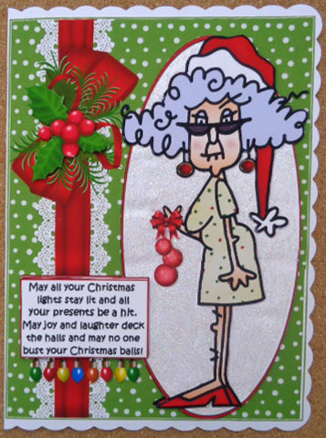 Stella Sending Christmas Wishes Quick Card by Linda Short