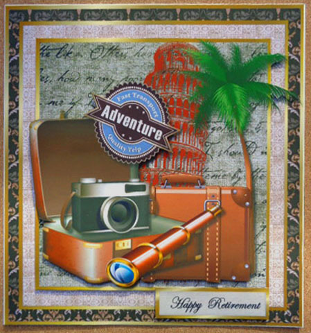 Male Card Travel by Linda Short