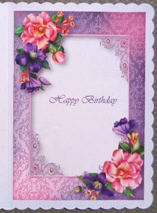 Summer Floral Beauty Insert by Linda Short