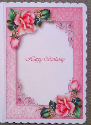 Pink Rose Beauty Insert by Linda Short
