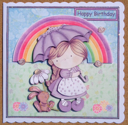 Izzy and Her Umbrella 8x8 Mini Kit by Linda Short