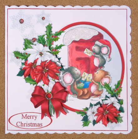 8x8 Christmas Delivery Mice Mini Kit by Linda Short