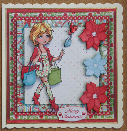 Cardtopper Your Style is Just Fab Christmas 625 by Linda Short