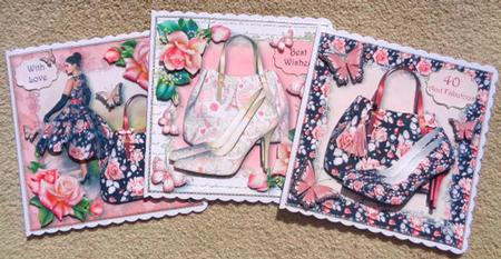 Handbags & Gladrags 8x8 Bumper Kit by Linda Short
