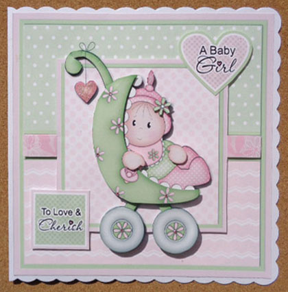 Baby Girl Buggy Mini Kit by Linda Short