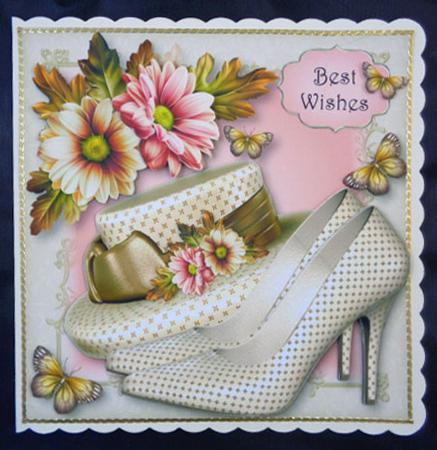 Head Over Heels Antique Autumn 8x8 Quick Topper by Linda Short