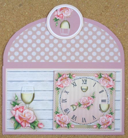 Wine Time Money Wallet by Linda Short