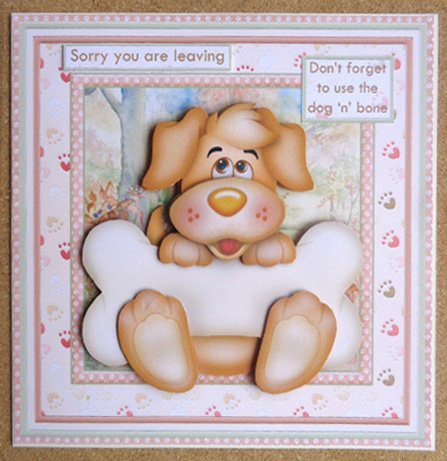 Dog N Bone Leaving, Get Well, Birthday Mini Kit by Linda Short