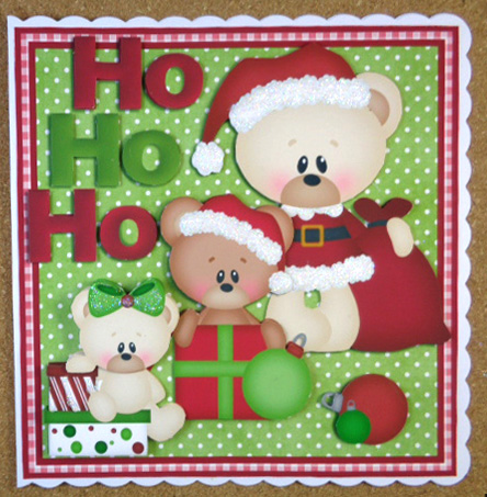 Christmas Mother and Cub by Linda Short