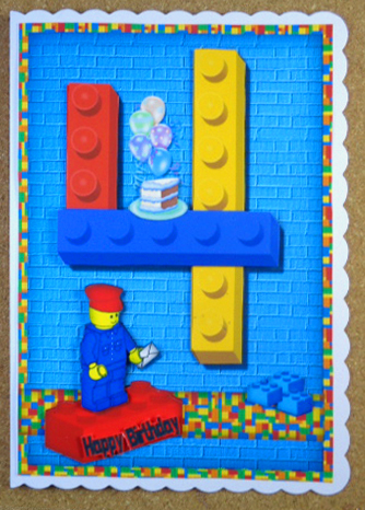 Building Block 4th Boy Birthday Qs by Linda Short